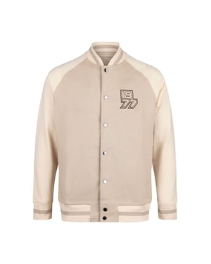 Luke 1977 Junior Kansas Varsity Jacket in Stone
