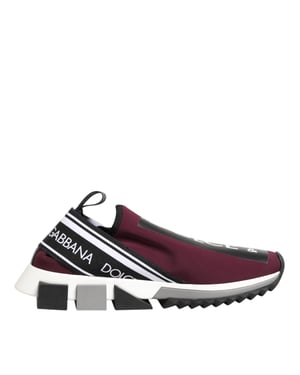 Dolce & Gabbana Bordeaux Sleehakken Sorrento Heren Sneakerschoenen