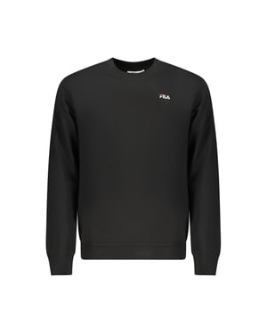 Fila Zwarte Organische Katoenen Heren Sweatshirt