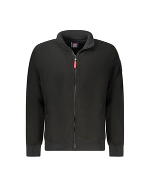 Noorwegen 1963 Zwarte Polyester Heren Sweatshirt