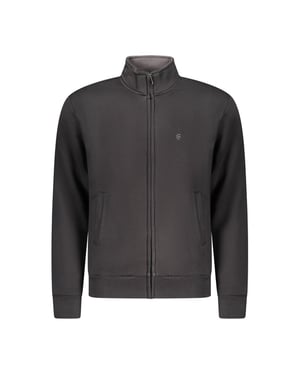 Coveri Moving Zwarte Katoenen Heren Hoodie