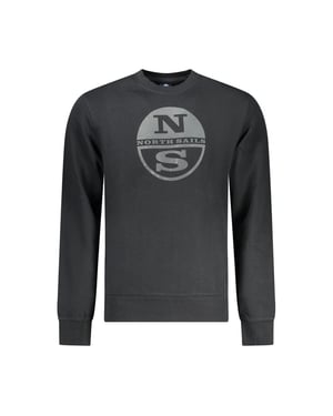 North Sails Zwarte Katoenen Heren Sweater