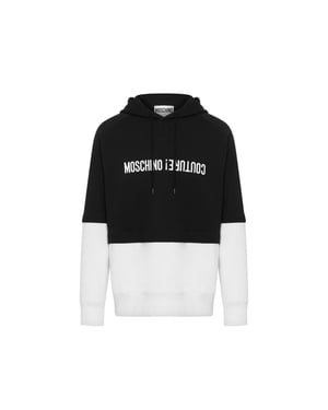 Moschino Zwarte Katoenen Sweatshirt