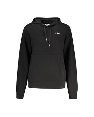 Fila Zwarte Katoenen Dames Hoodie