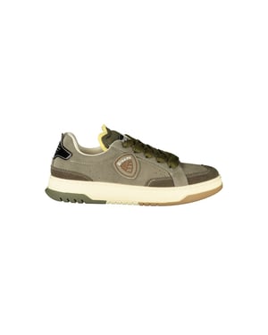 Blauer Verde Polyurethaan Heren Sneakers