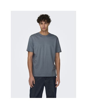 Only & Sons Onsmax life reg ss stitch tee noos