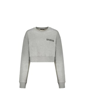 Balmain cropped logo sweatshirt