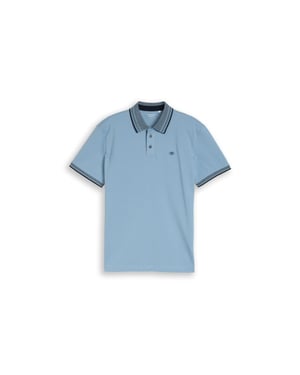 Tom Tailor Printed polo licht