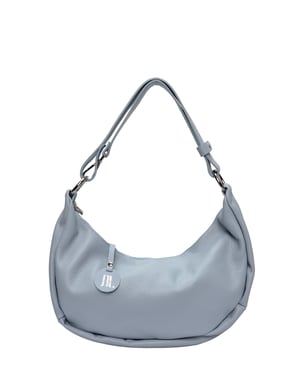 Anna Luchini Turquoise Rundleer Tas