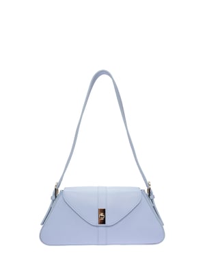 Roberta M Turquoise Rundleer Tas
