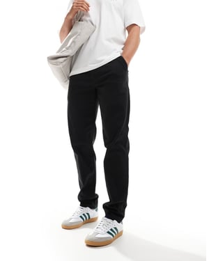 Farah Norwood regular fit chino trousers in black