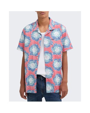 Barbour Heren hauxley printed summer fit shi