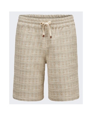 Drole De Monsieur Heren short tweed d miroir