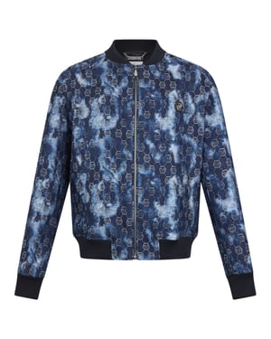 Jacquard Denim Bomber Monogram