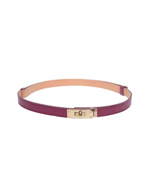 Isabella Rhea Bourgondië Rundleer Riem