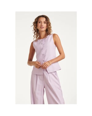 Smashed Lemon Elegant mouwloos gilet |