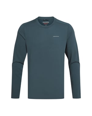 Craghoppers Herr Abel Nosilife Långärmad T-shirt (Blå Sten)
