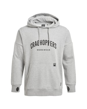 Craghoppers Mens Workwear Oulston Hoodie (Mjuk grå marl)