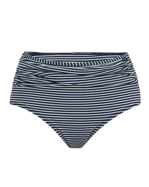 Regatta Dames/Dames Loria Stripe Seersucker Bikinibroekje (Marine, Wit)