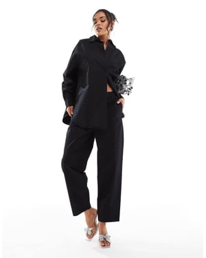 ASOS DESIGN hotfix trouser co-ord in black