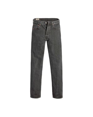Levis Herr 501 Original Crash Courses Jeans (Grått)
