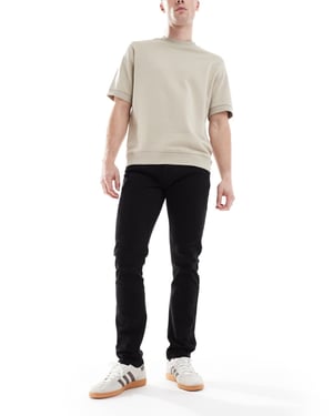 Lee Luke slim tapered jeans in rinse black