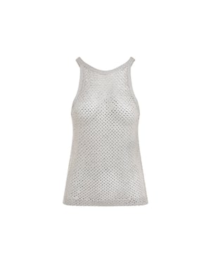 Lurex Stickad Topp