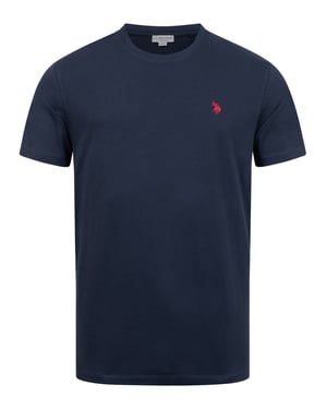 U.S. Polo Assn. heren basic T-shirt van 100% katoen
