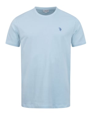 U.S. Polo Assn. heren basic T-shirt van 100% katoen