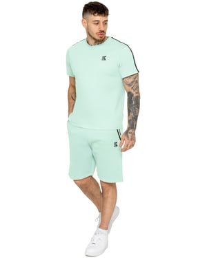 Kruze | Heren trainingspak met tape T-shirt en korte broek