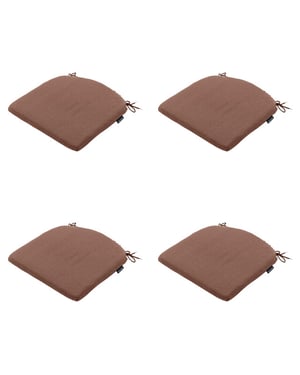 Madison zitkussen panama - 46x48x4,5cm set van 4
