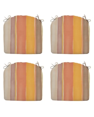 Madison zitkussen nox - 46x48x4,5cm set van 4