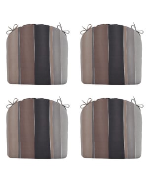 Madison zitkussen nox - 46x48x4,5cm set van 4