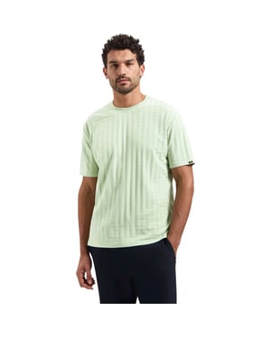No Excess T-shirt crewneck solid relief jacqu green