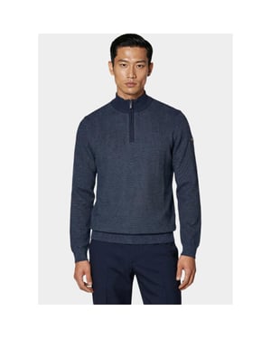 Baileys Half zip pullover 1/2 zip 2-tone jacq 618450/69