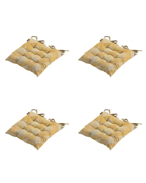 Madison zitkussen napels - 46x46x8cm set van 4
