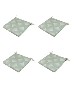 Madison zitkussen napels - 40x40x4,5cm set van 4