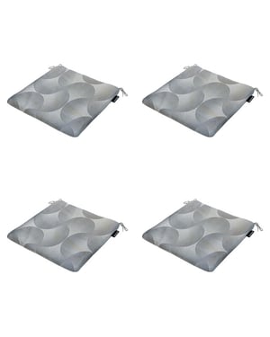 Madison zitkussen napels - 40x40x4,5cm set van 4