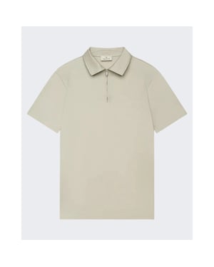 Valenza Heren supima polo zip collar