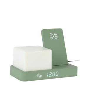 Karlsson wekker retro w. night light led - 11,5x15,4x20 cm