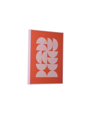 Present Time wall art geometric - 3x30x40 cm