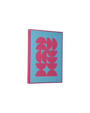 Present Time wall art geometric - 3x30x40 cm