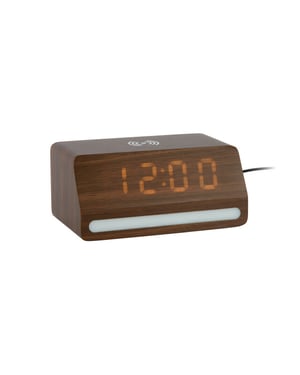 Karlsson wekker retro w. light led - 10x16,5x7,5 cm