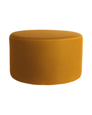 Leitmotiv poef retro mesh rond - 50x50x30 cm