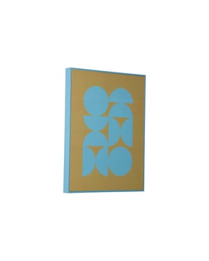 Present Time wall art geo abstracto - 3x30x40 cm