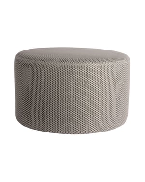 Leitmotiv poef retro mesh rond - 50x50x30 cm