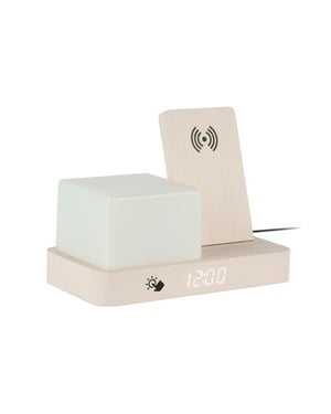 Karlsson wekker retro w. night light led - 11,5x15,4x20 cm