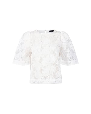 Jansen Amsterdam Blouse korte mouw rune ss26