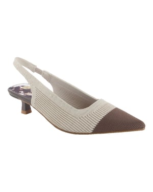 La Strada 2502873-4520 brown/new beige dames pumps