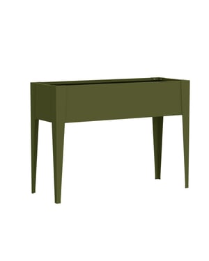 Westmann Vedura m metalen verhoogde plantenbak 30x100x80 cm olijf